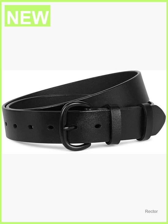 Faux Leather Belt with Black Buckle for Jeans Pants Dresses main image 5
